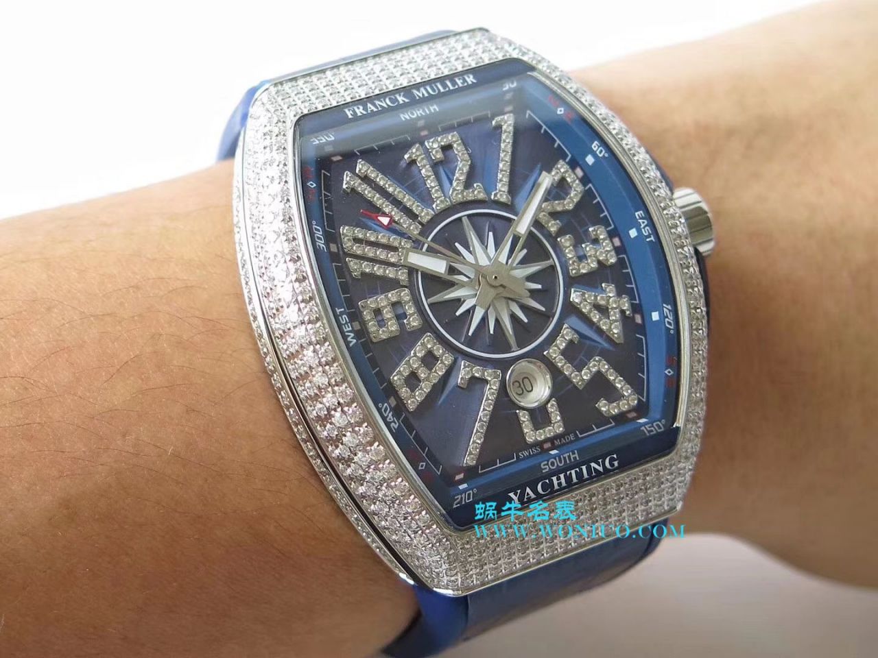  Franck Muller MEN'S COLLECTION系列V 45 SC DT YACHTING wrist watch  / FL029