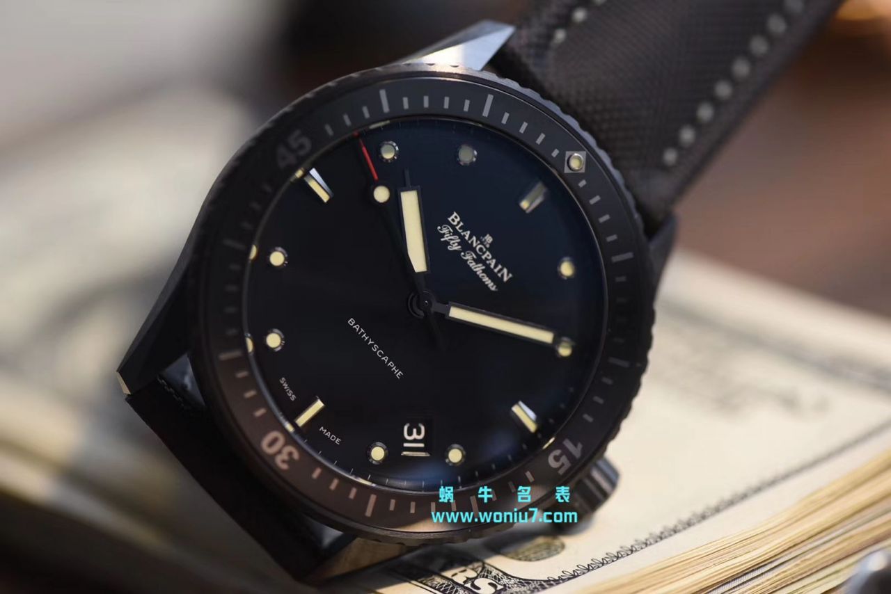 【GF一比一超A高仿手表】Blancpain  Fifty Fathoms 系列5000-1230-B52A wrist watch  / BP052