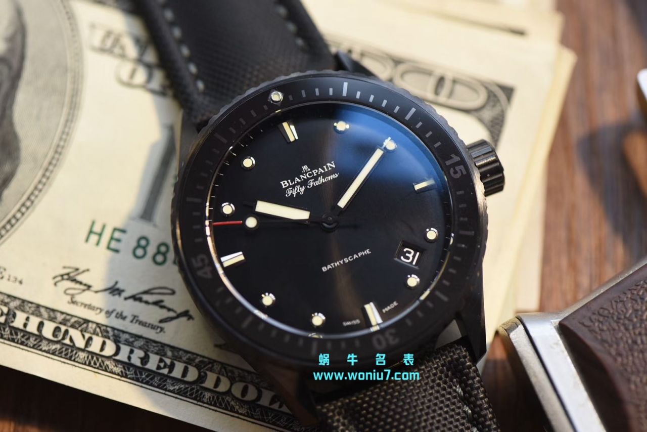 【GF一比一超A高仿手表】Blancpain  Fifty Fathoms 系列5000-1230-B52A wrist watch  / BP052