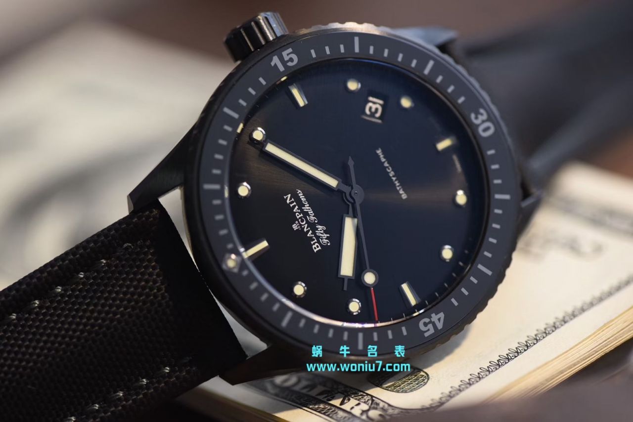 【GF一比一超A高仿手表】Blancpain  Fifty Fathoms 系列5000-1230-B52A wrist watch  / BP052