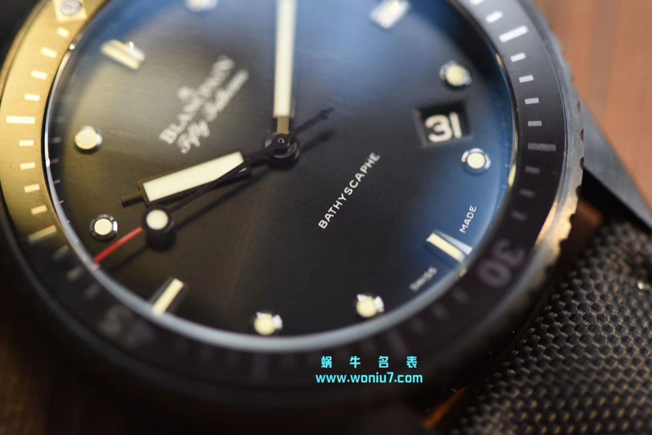 【GF一比一超A高仿手表】Blancpain  Fifty Fathoms 系列5000-1230-B52A wrist watch  / BP052