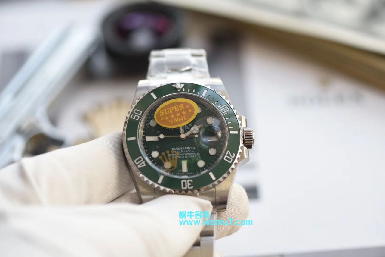 【NOOB Factory V9版本904L不锈钢版本】 Rolex  Submariner 型复刻高仿116610LV-97200 绿盘 wrist watch ( Submariner )、116610LN-97200 《 Submariner 》 / RCB199