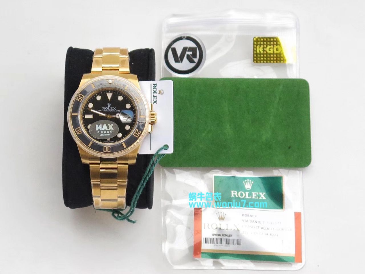 【独家 Video analysis VR一比一超A高仿手表】 Rolex  Submariner 型116612-LN-97203包间金 Submariner  / R197