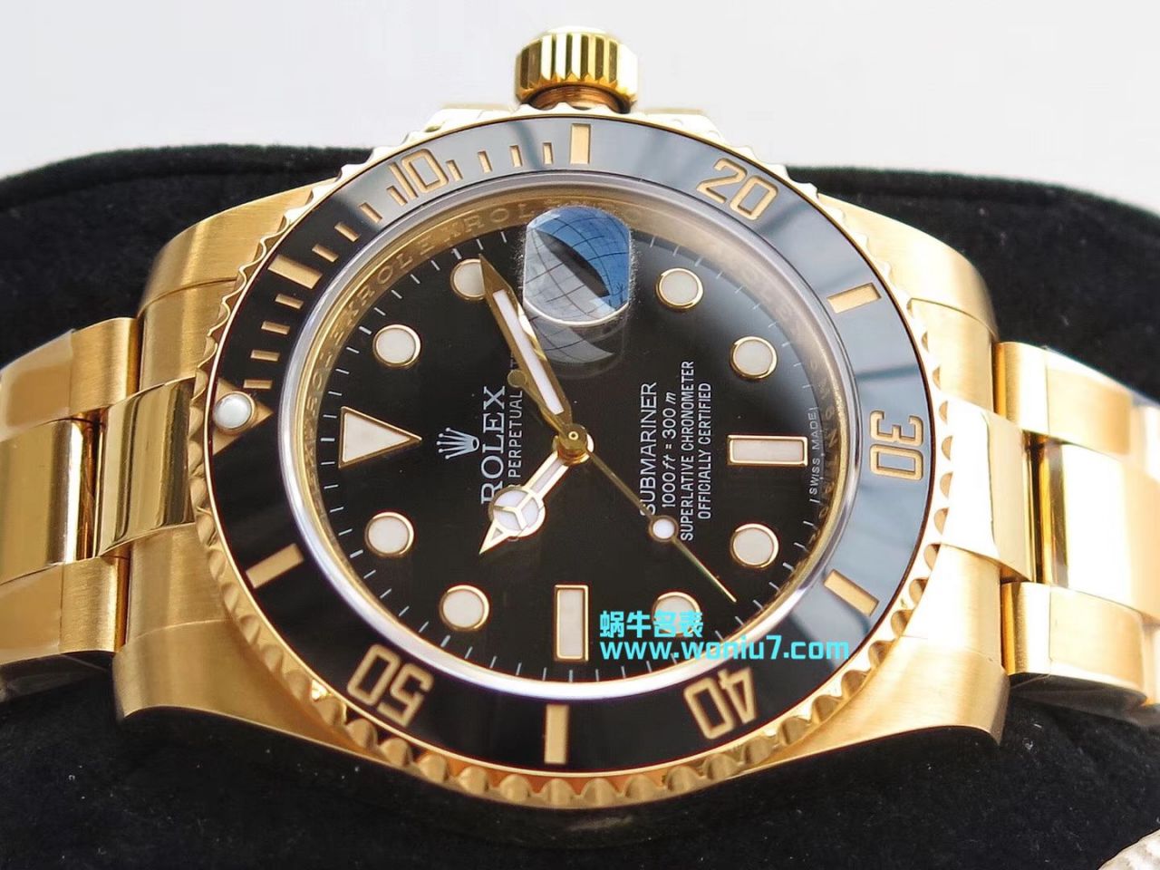 【独家 Video analysis VR一比一超A高仿手表】 Rolex  Submariner 型116612-LN-97203包间金 Submariner  / R197