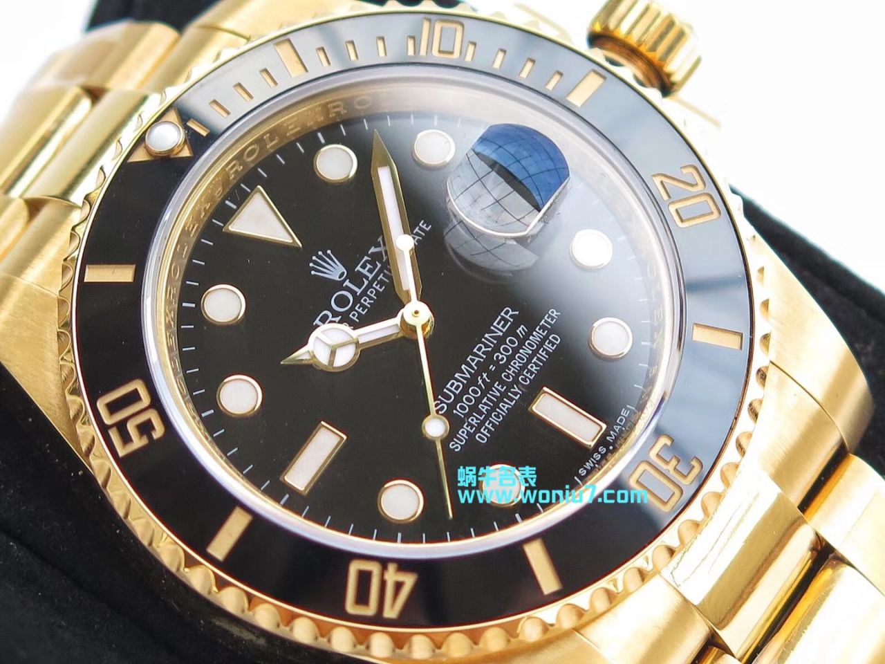 【独家 Video analysis VR一比一超A高仿手表】 Rolex  Submariner 型116612-LN-97203包间金 Submariner  / R197