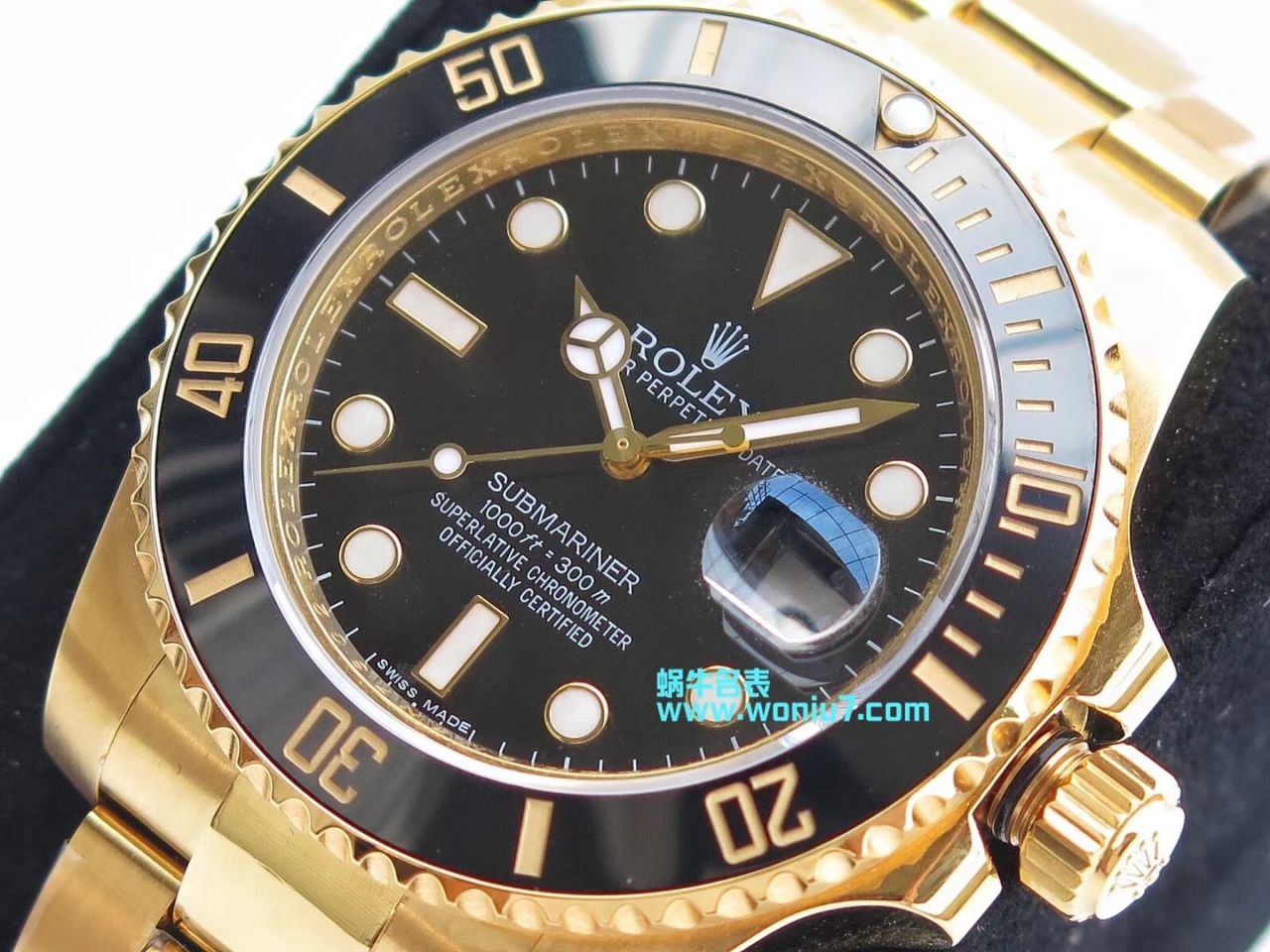 【独家 Video analysis VR一比一超A高仿手表】 Rolex  Submariner 型116612-LN-97203包间金 Submariner  / R197