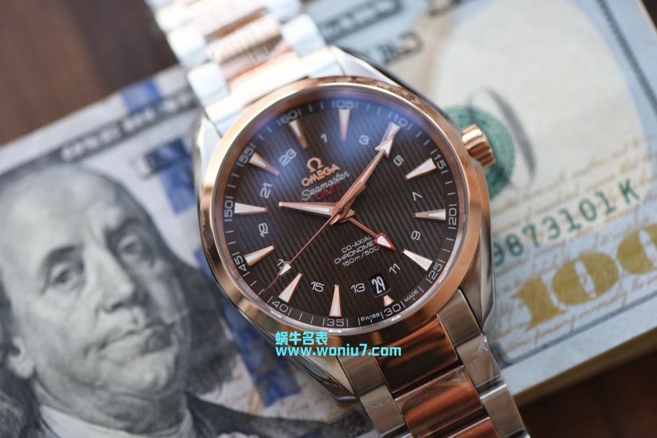 【VS一比一超A复刻高仿手表】OMEGA Seamaster 系列231.20.43.22.06.003 GMT wrist watch  / M359