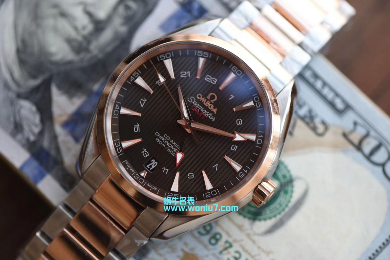 【VS一比一超A复刻高仿手表】OMEGA Seamaster 系列231.20.43.22.06.003 GMT wrist watch  / M359