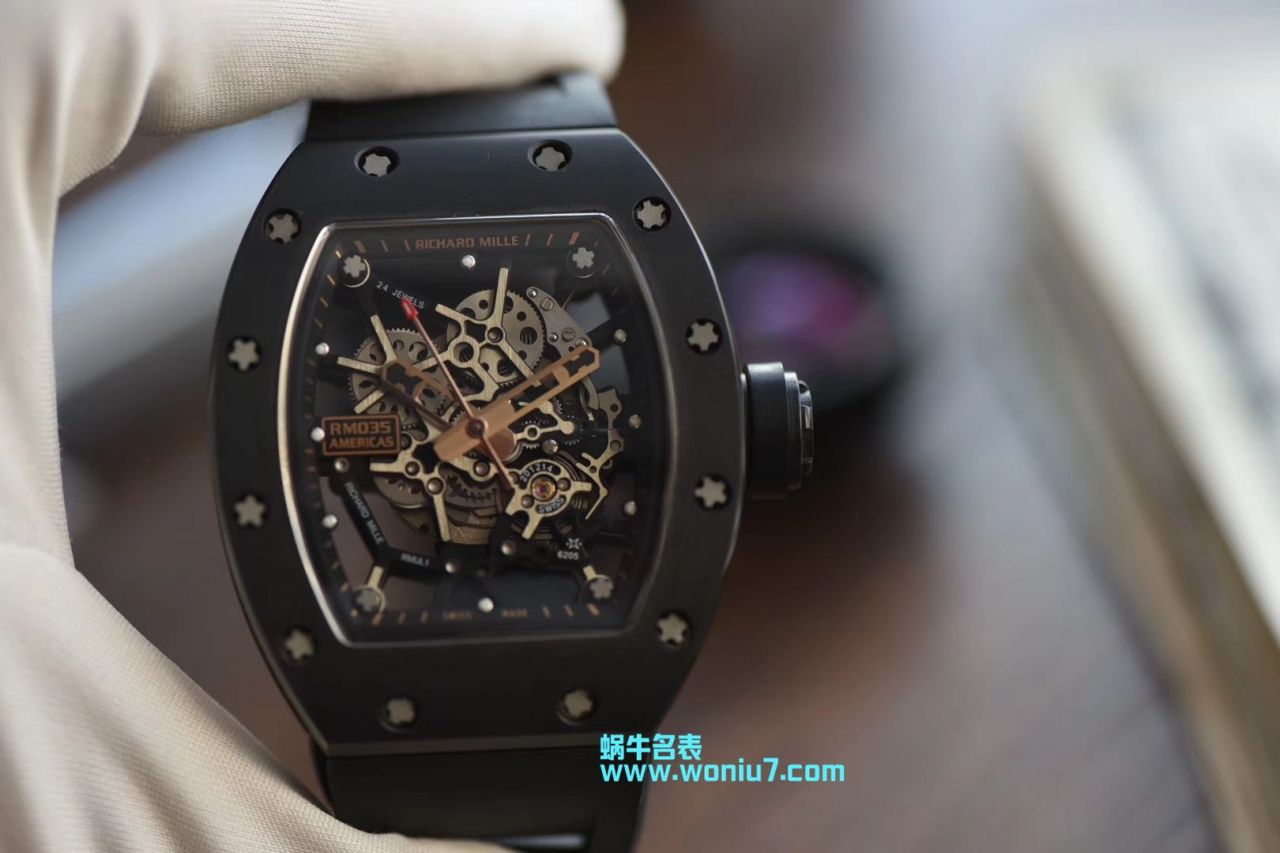 【KV一比一 top 复刻手表】全新大作RICHARD MILLR理查德米尔RM035 Americas ＂美国公牛＂纪念版 / RM035NIU