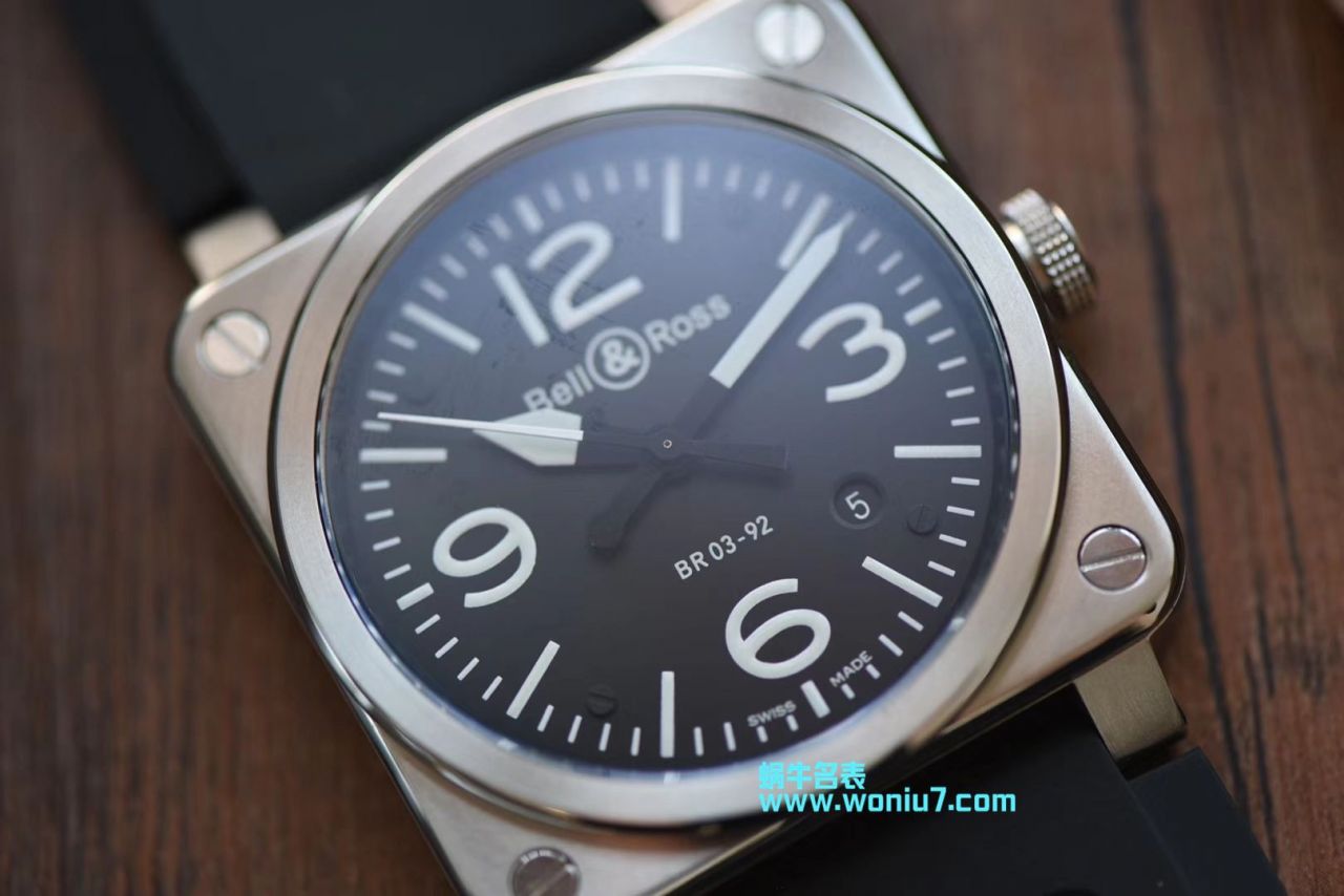 【BR一比一精高仿手表】 Bell & Ross 经典BR03-94 wrist watch  BR03-94 / BR03-94