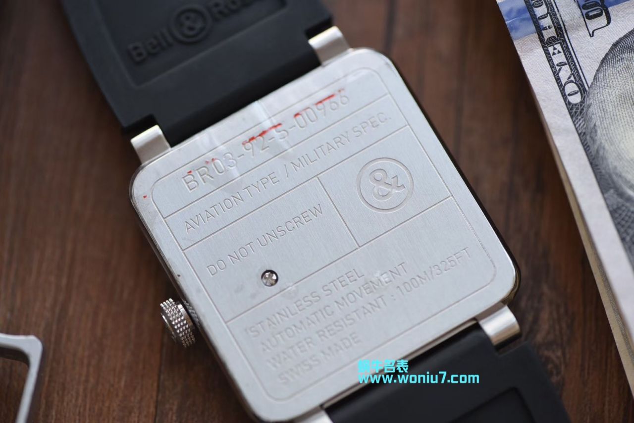 【BR一比一精高仿手表】 Bell & Ross 经典BR03-94 wrist watch  BR03-94 / BR03-94