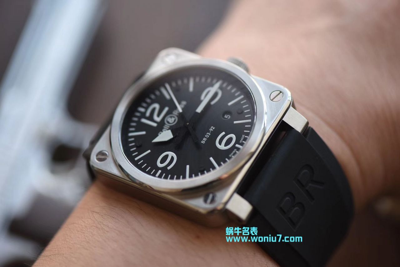 【BR一比一精高仿手表】 Bell & Ross 经典BR03-94 wrist watch  BR03-94 / BR03-94