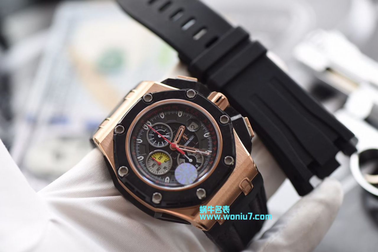 【JF Factory 超A复刻高仿】Audemars Piguet GP格林披治大奖赛限定版26290RO.OO.A001VE.01机械手表 / AP040
