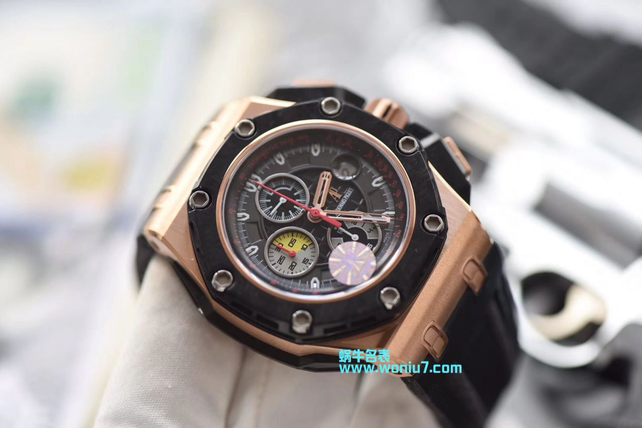 【JF Factory 超A复刻高仿】Audemars Piguet GP格林披治大奖赛限定版26290RO.OO.A001VE.01机械手表 / AP040