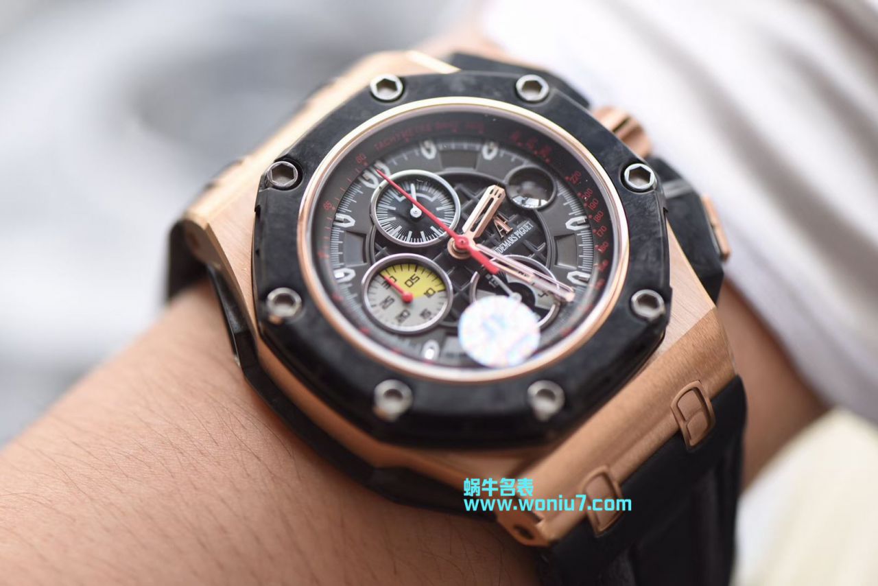 【JF Factory 超A复刻高仿】Audemars Piguet GP格林披治大奖赛限定版26290RO.OO.A001VE.01机械手表 / AP040