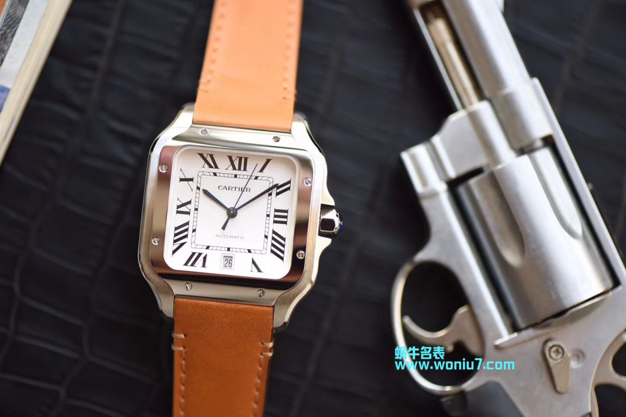 【V6 Factory 一比一超A top 高仿手表】 Cartier   Santos 系列WSSA0009男女情侣 wrist watch  / K165