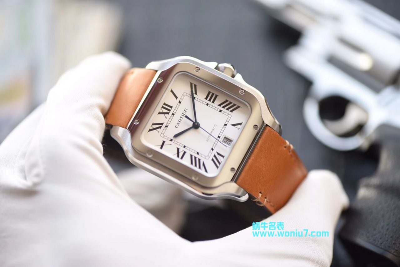 【V6 Factory 一比一超A top 高仿手表】 Cartier   Santos 系列WSSA0009男女情侣 wrist watch  / K165