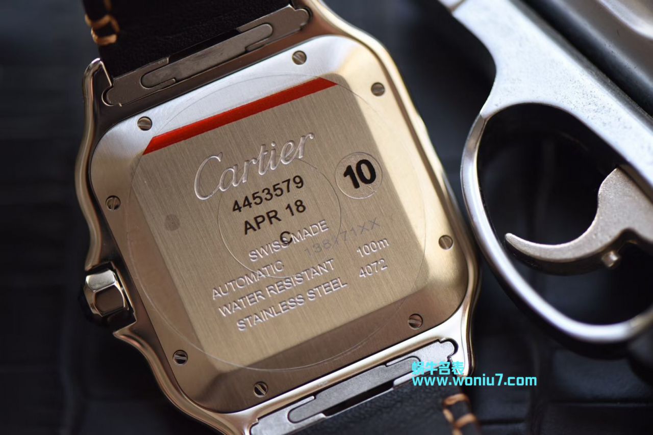 【V6 Factory 一比一超A top 高仿手表】 Cartier   Santos 系列WSSA0009男女情侣 wrist watch  / K165