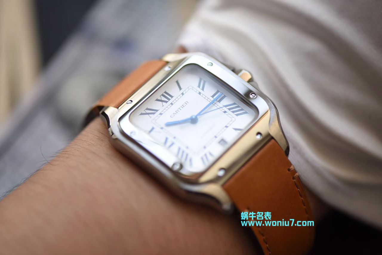 【V6 Factory 一比一超A top 高仿手表】 Cartier   Santos 系列WSSA0009男女情侣 wrist watch  / K165