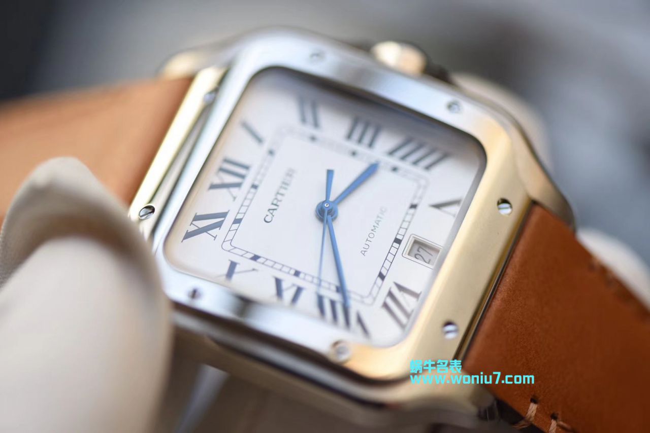 【V6 Factory 一比一超A top 高仿手表】 Cartier   Santos 系列WSSA0009男女情侣 wrist watch  / K165