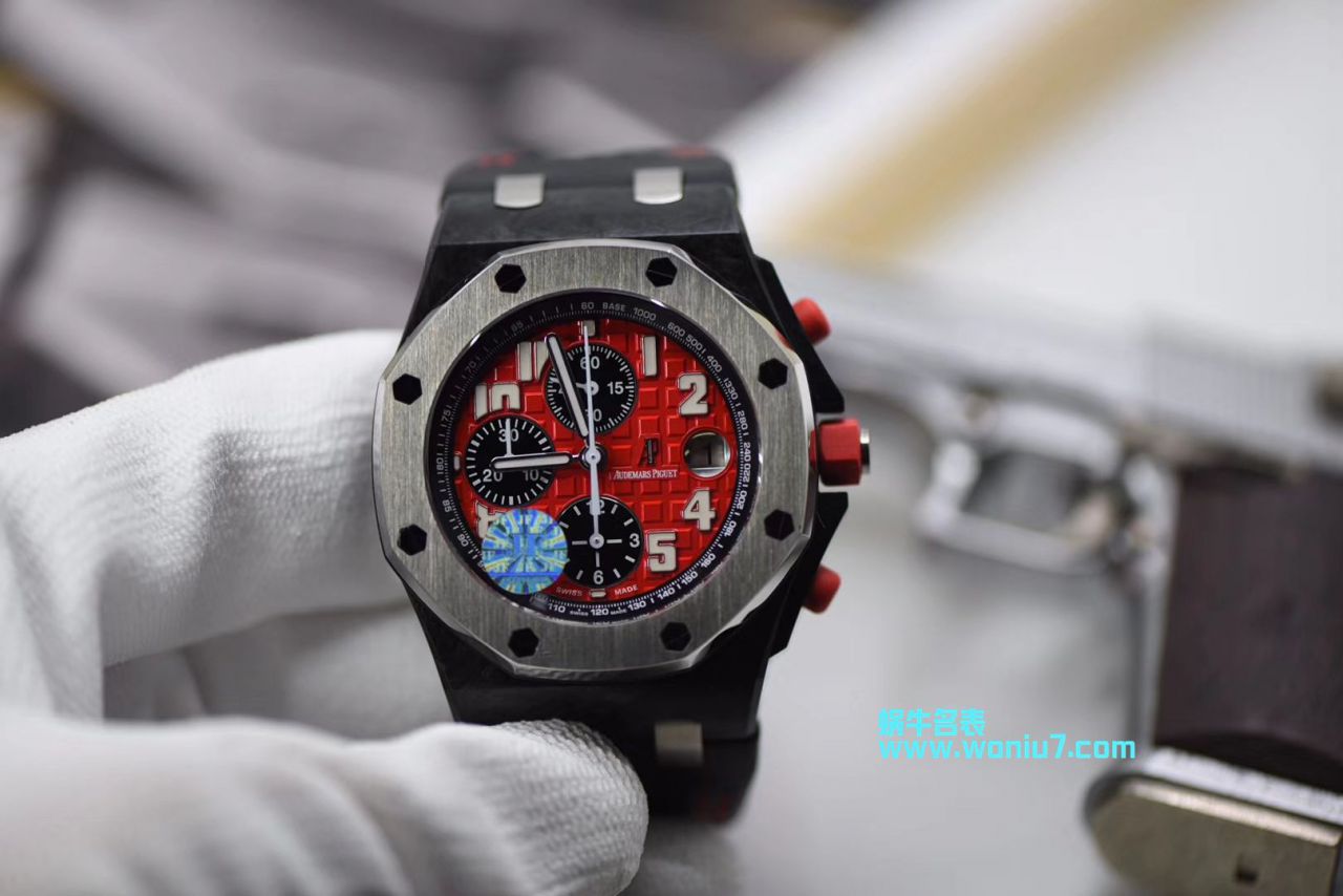 【JF AP 红魔一比一超A高精仿】Audemars Piguet 千禧系列26190OS.OO.D003CU.01男士机械手表 / AP007