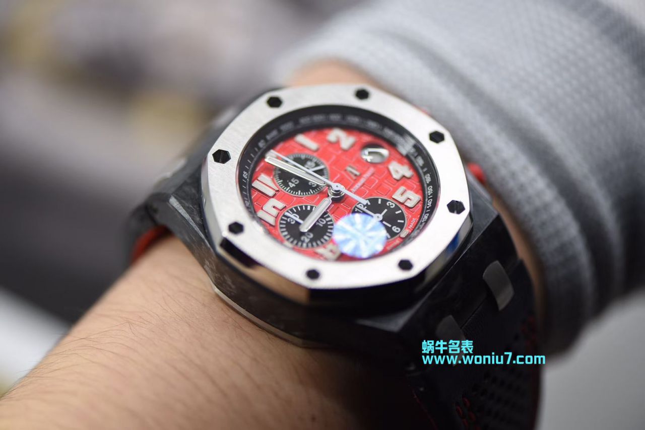 【JF AP 红魔一比一超A高精仿】Audemars Piguet 千禧系列26190OS.OO.D003CU.01男士机械手表 / AP007