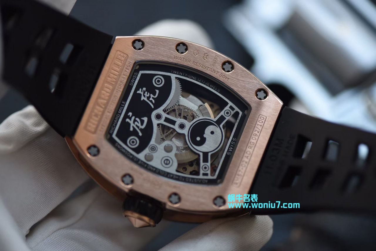 【KV一比一 top 高仿手表】 Richard Miller 女士系列RM 51-01 TOURBILLON TIGER AND DRAGON - MICHEL wrist watch  / RM 051