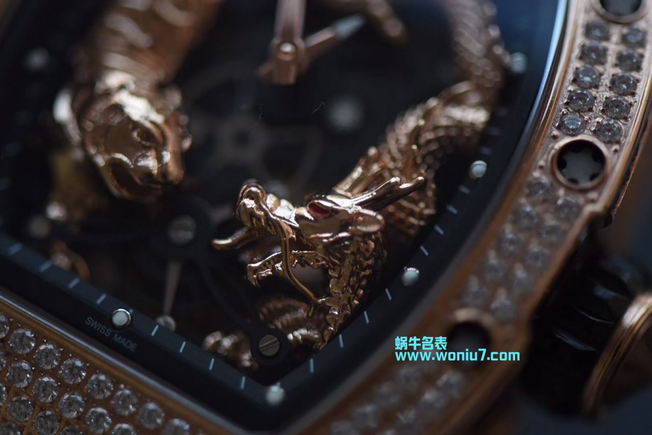 【KV一比一 top 高仿手表】 Richard Miller 女士系列RM 51-01 TOURBILLON TIGER AND DRAGON - MICHEL wrist watch  / RM 051