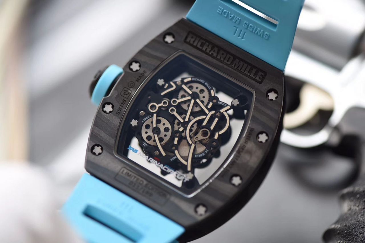 【KV一比一超A精仿手表】RICHARD MILLE RICHARD MILLE男士系列RM 055 carbon fiber  wrist watch  / KV RM 055