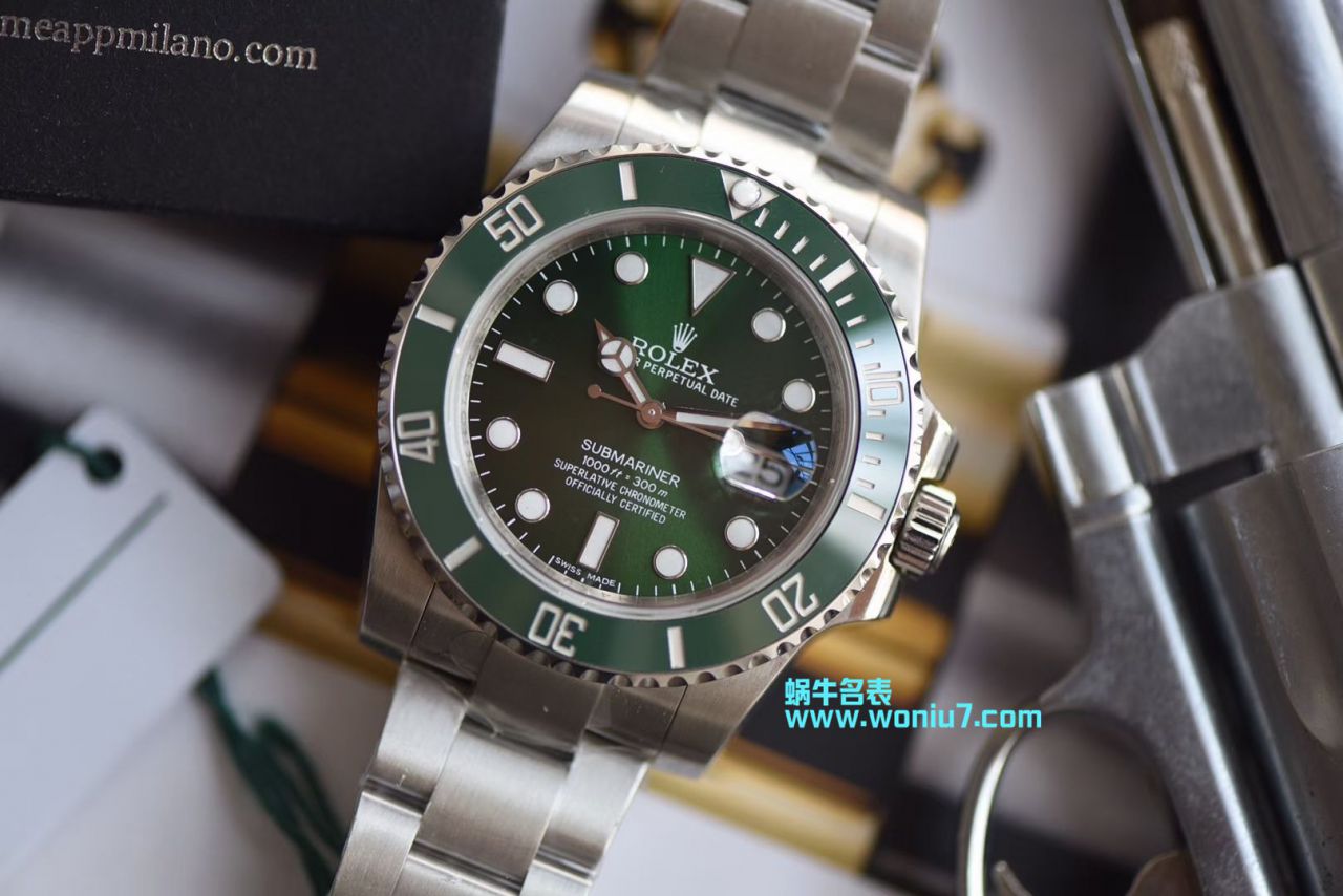 【视频解析DJ一比一超A高仿手表】 Rolex  Submariner 116610-LV-97200 Submariner  wrist watch  / R238