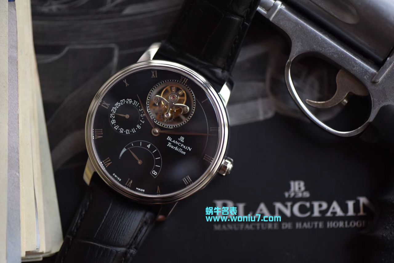 【JB出品】Blancpain 经典系列 top 复刻高仿6900-3430-55b真 Tourbillon  wrist watch  / BP055