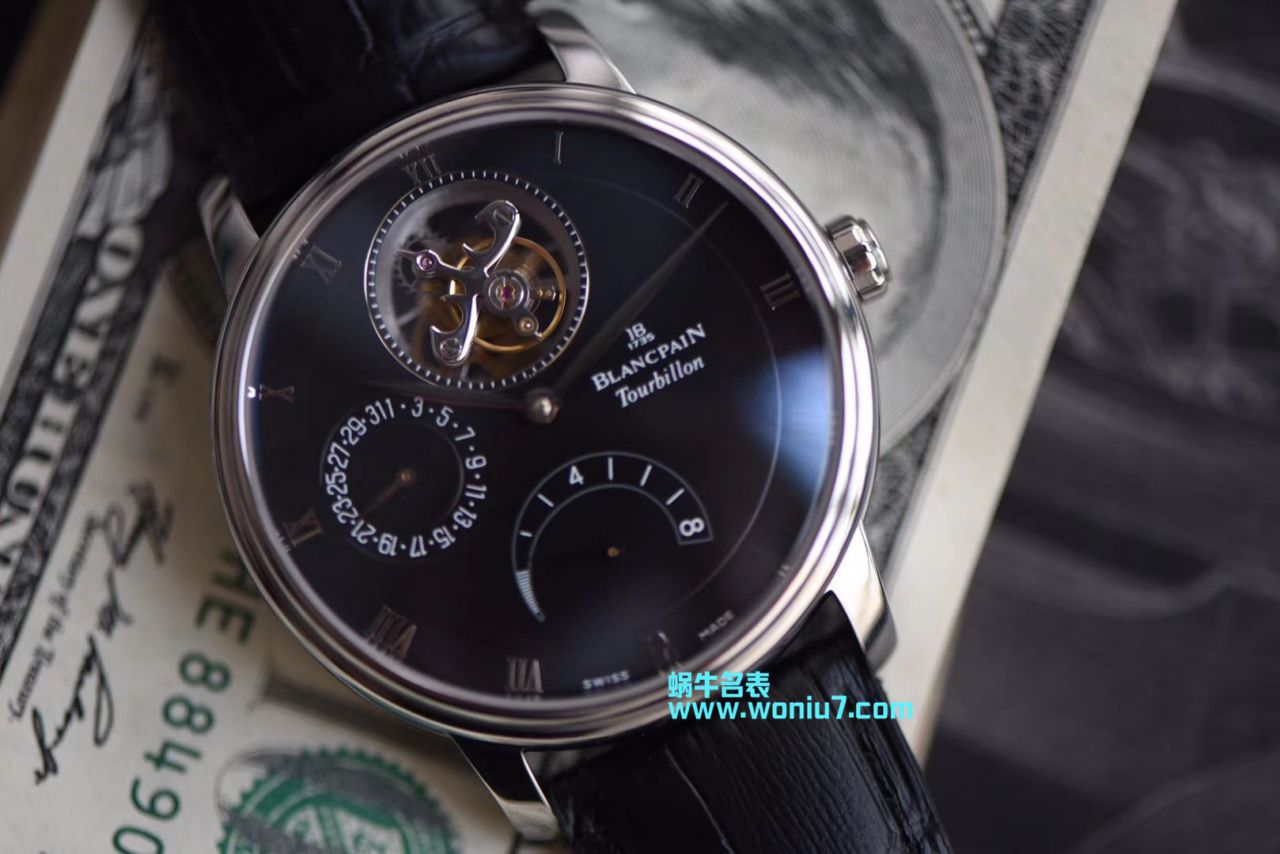 【JB出品】Blancpain 经典系列 top 复刻高仿6900-3430-55b真 Tourbillon  wrist watch  / BP055