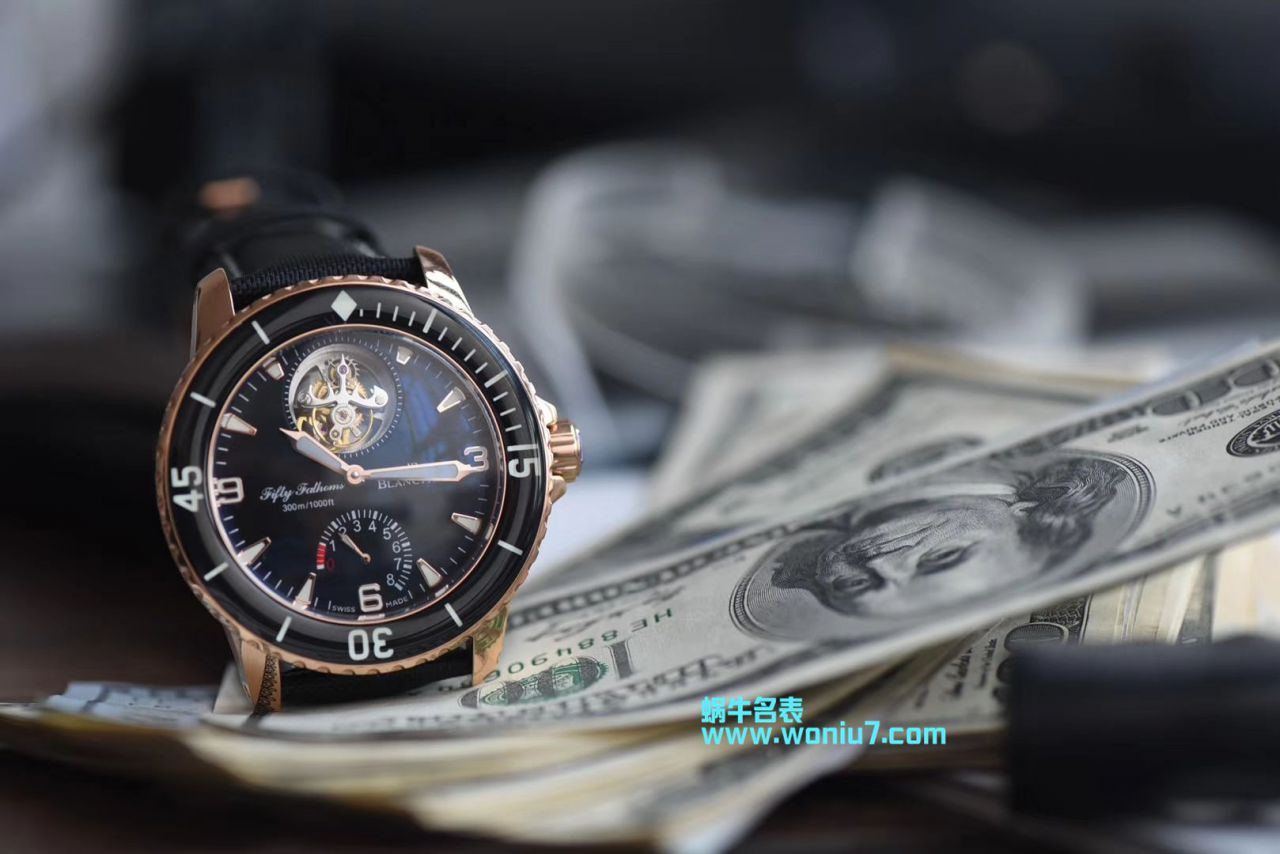 【JB一比一超A复刻高仿手表】Blancpain  Fifty Fathoms 系列5025-3630-52A Tourbillon  wrist watch  / BP055
