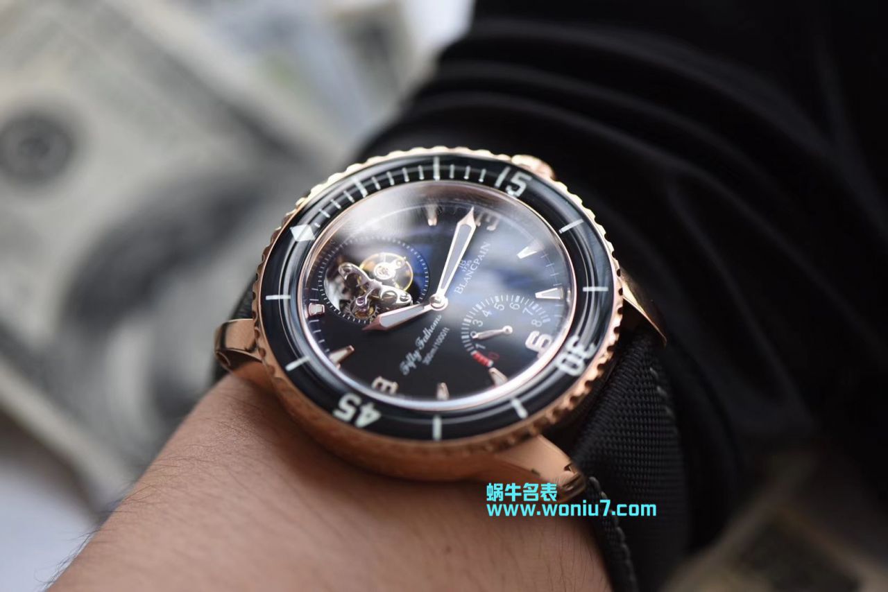 【JB一比一超A复刻高仿手表】Blancpain  Fifty Fathoms 系列5025-3630-52A Tourbillon  wrist watch  / BP055