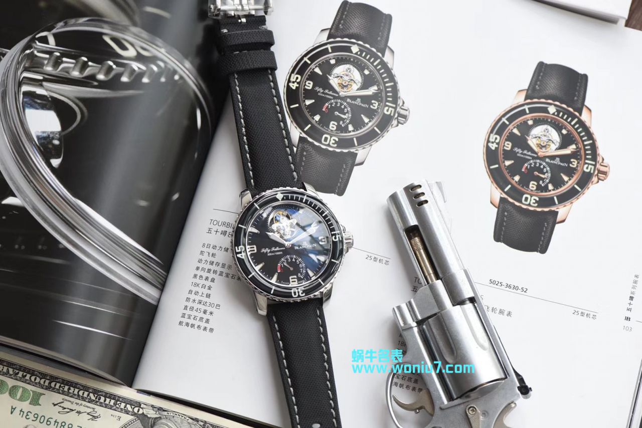 【JB Factory 一比一超A高仿手表】Blancpain  Fifty Fathoms 系列5025-1530-52  Tourbillon 系列 wrist watch  / BP027