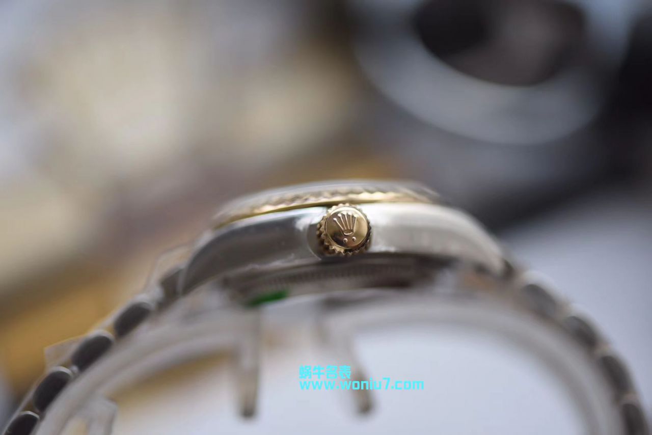 【包金款】 Rolex 女装  Datejust 复刻高仿179173（条钉）279173（钻钉）香槟色 wrist watch  / R250