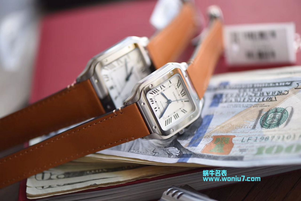 【V6 Factory 一比一超A top 高仿手表】 Cartier   Santos 系列WSSA0009男女情侣 wrist watch  / K165