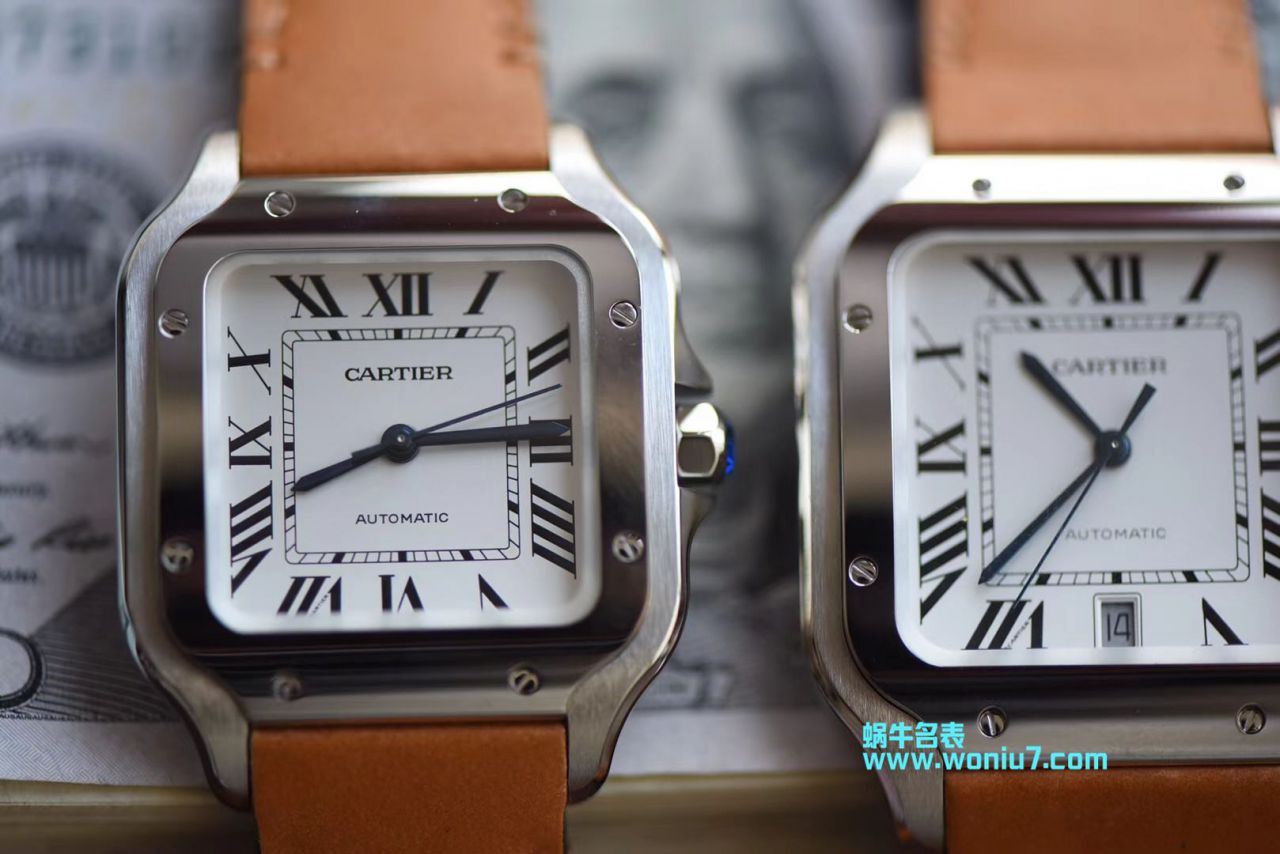 【V6 Factory 一比一超A top 高仿手表】 Cartier   Santos 系列WSSA0009男女情侣 wrist watch  / K165
