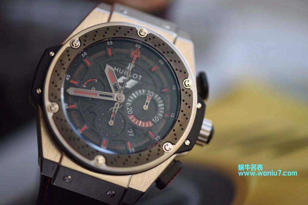 【V6 Factory 一比一超A top 复刻手表】  Hublot  F1 King Power 计时码表 限量版 wrist watch  / YB060