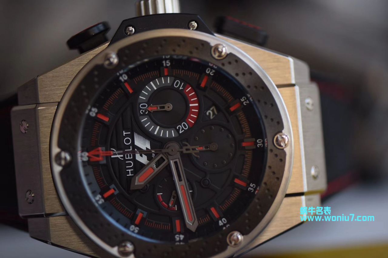 【V6 Factory 一比一超A top 复刻手表】  Hublot  F1 King Power 计时码表 限量版 wrist watch  / YB060