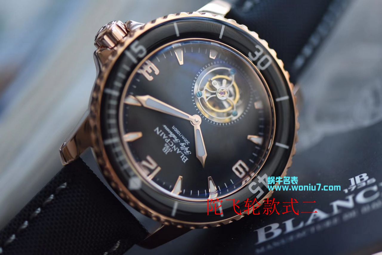 【JB一比一超A复刻高仿手表】Blancpain  Fifty Fathoms 系列5025-3630-52A Tourbillon  wrist watch  / BP055
