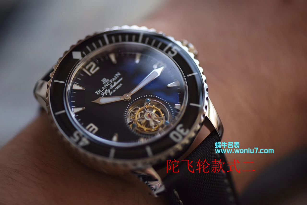 【JB一比一超A复刻高仿手表】Blancpain  Fifty Fathoms 系列5025-3630-52A Tourbillon  wrist watch  / BP055