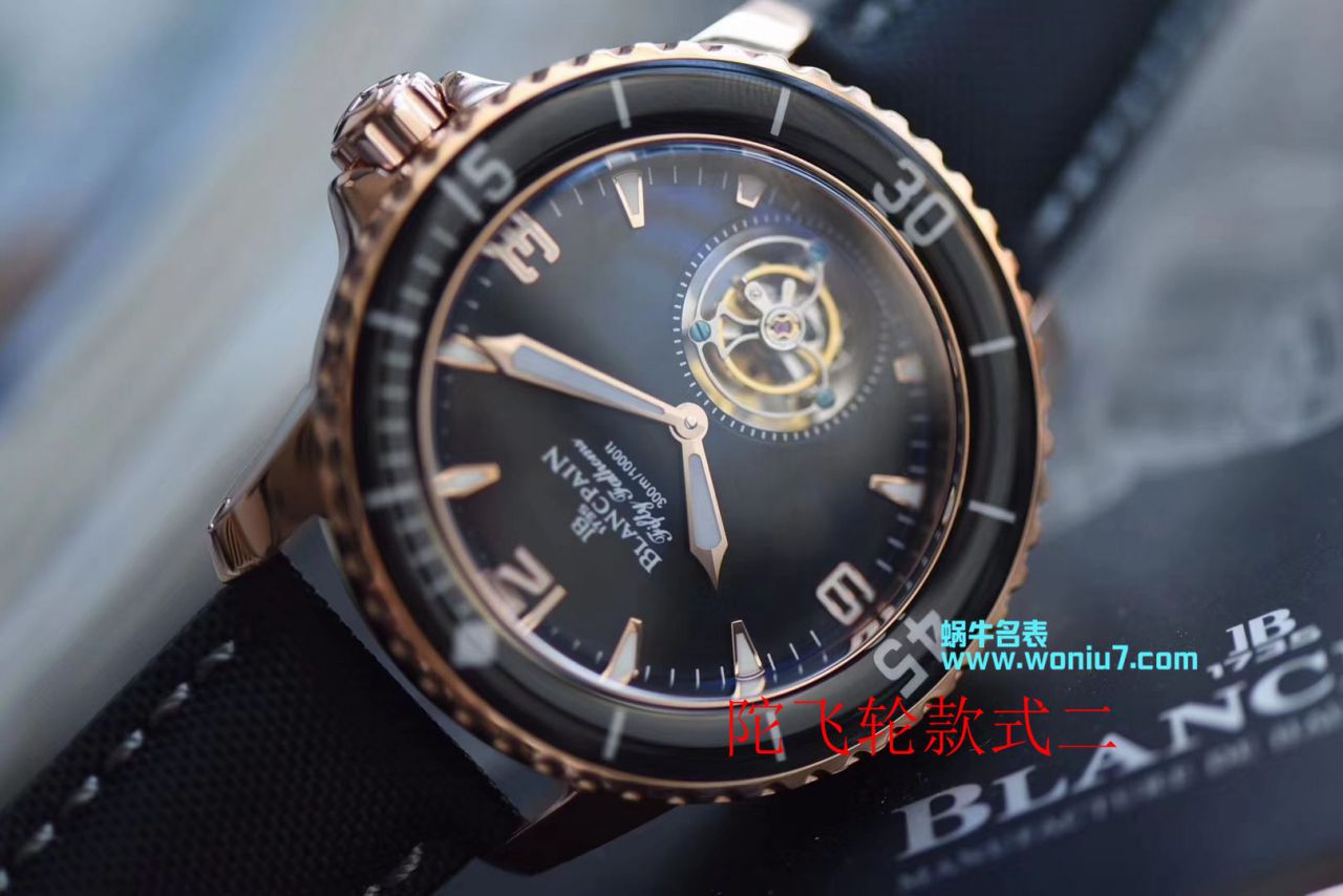 【JB一比一超A复刻高仿手表】Blancpain  Fifty Fathoms 系列5025-3630-52A Tourbillon  wrist watch  / BP055