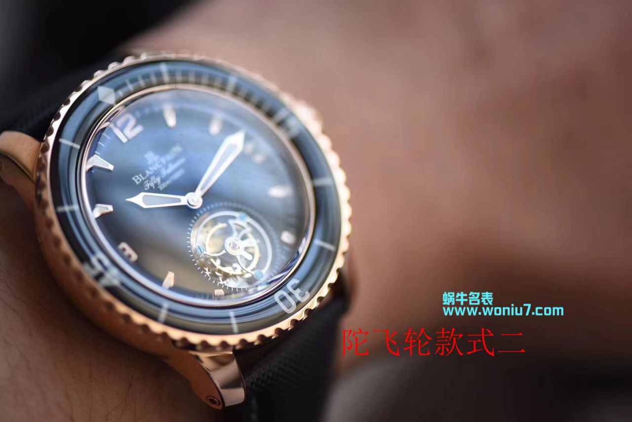 【JB一比一超A复刻高仿手表】Blancpain  Fifty Fathoms 系列5025-3630-52A Tourbillon  wrist watch  / BP055