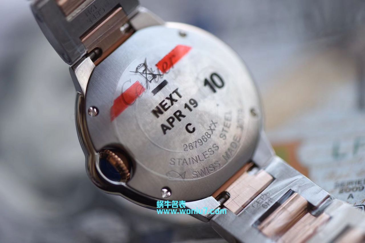 【V6一比一超A高仿手表】 Cartier  蓝气球系列WE902030女士28MM石英 wrist watch  / K168