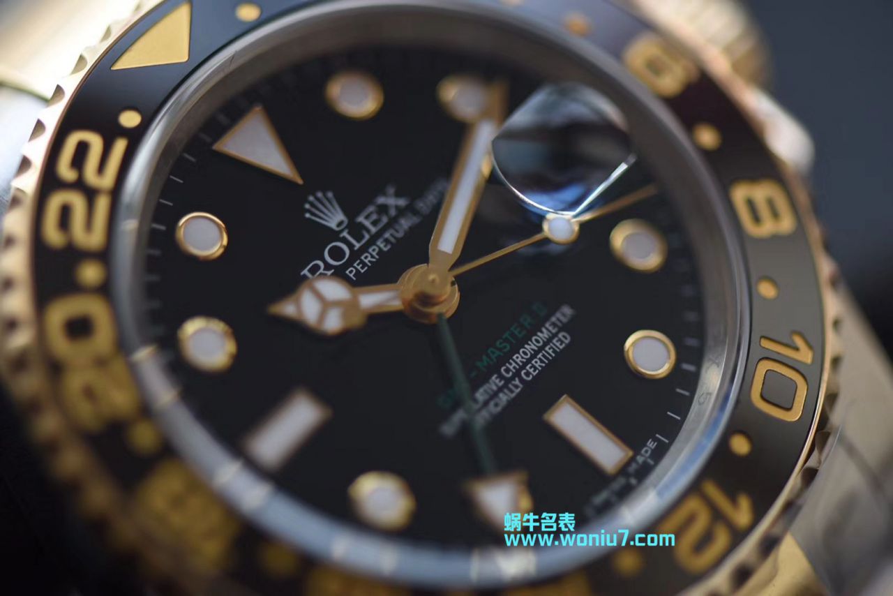 【N Factory 一比一超A高精仿手表】 Rolex  GMT MASTER II系列116713-LN-78203包真金 wrist watch  / R251