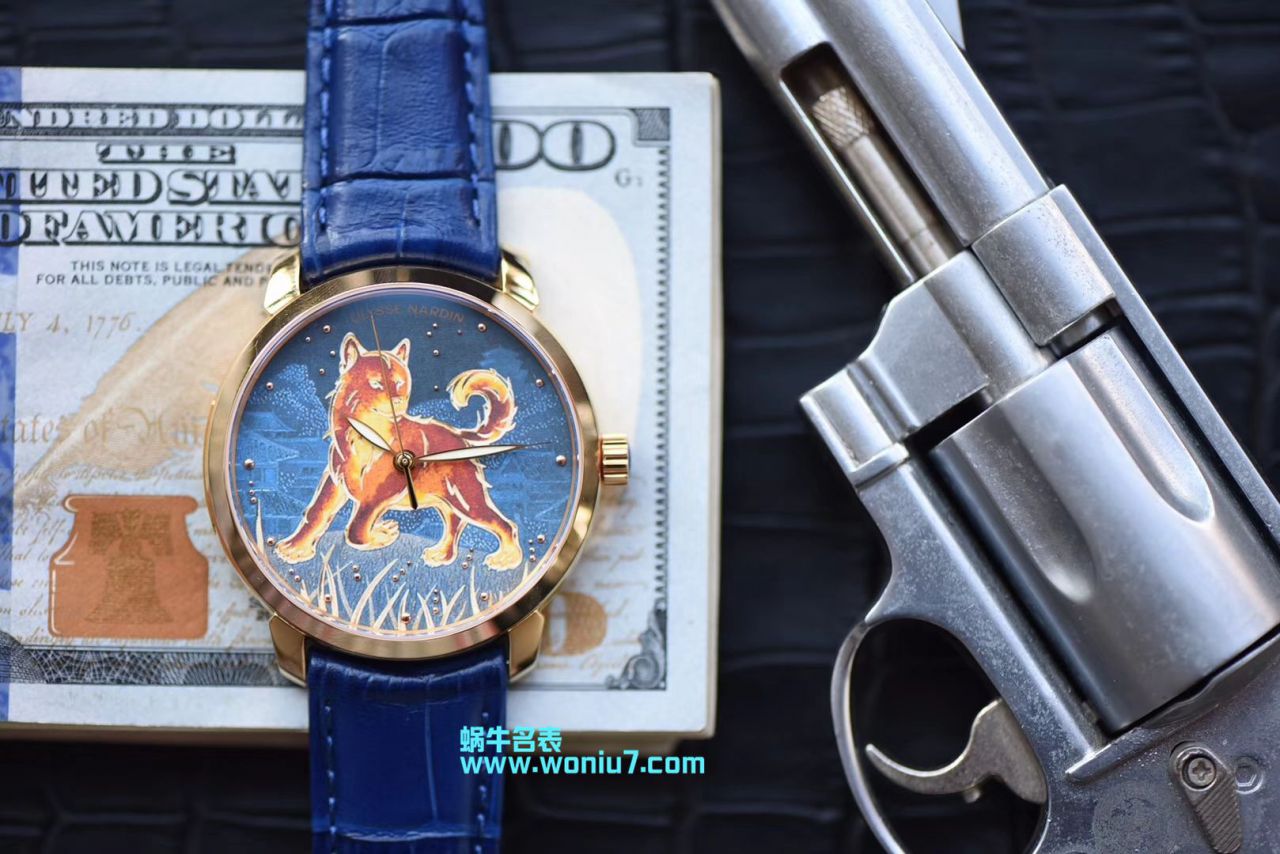 【FK一比一超A复刻高仿手表】 Ulysse Nardin 表经典系列8152-111-2/DOG wrist watch  / YD013