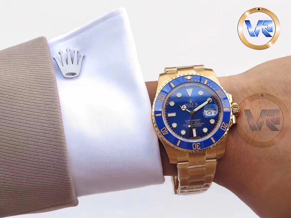 【独家 Video analysis VR一比一超A高仿手表】 Rolex  Submariner 型116612-LN-97203包间金 Submariner  / R197