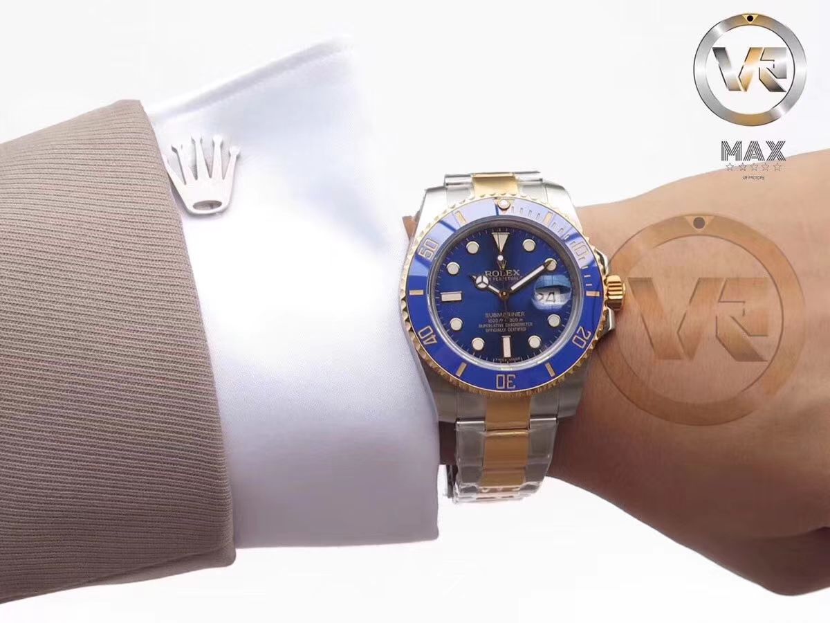 【独家 Video analysis VR一比一超A高仿手表】 Rolex  Submariner 型116612-LN-97203包间金 Submariner  / R197