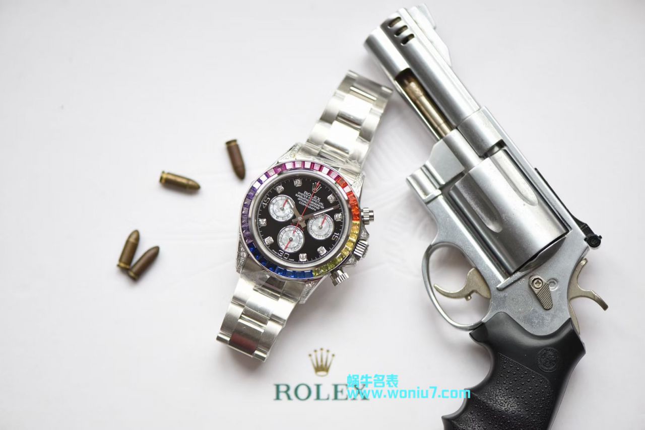 【台湾 Factory 一比一超A高仿手表】 Rolex  Cosmograph Daytona 彩虹 Ditongna 系列116599 RBOW机械 wrist watch  / R033